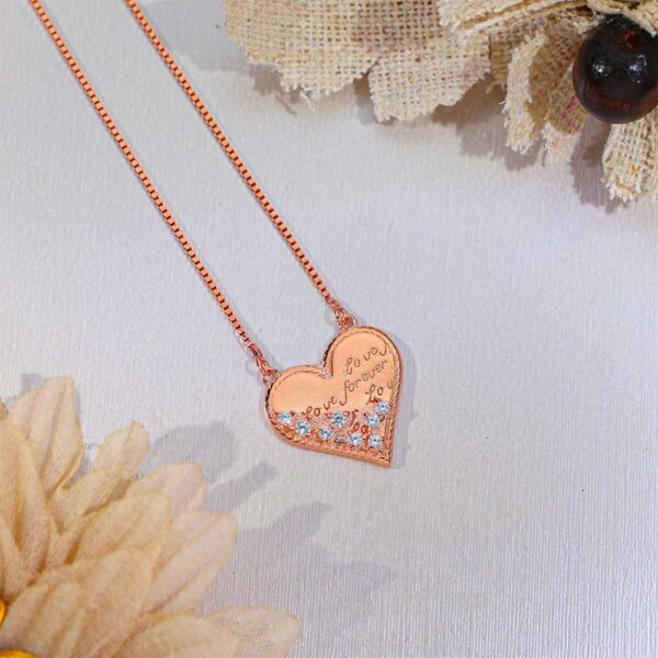 Sparkle Heart Necklace - Image 6