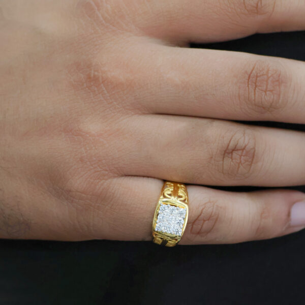 Layer Shine Gents Stone Ring - Image 2