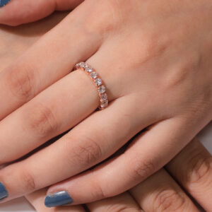 Velvet Sparkle Rosegold Ring