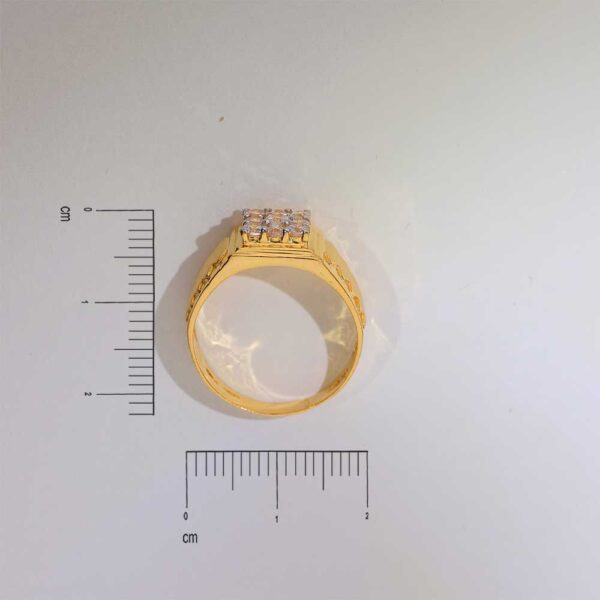Square Royale Gents Stone Ring - Image 5