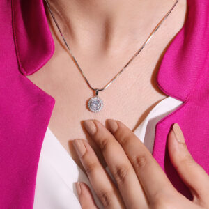 Radiant Circle Pendant Set / without chain