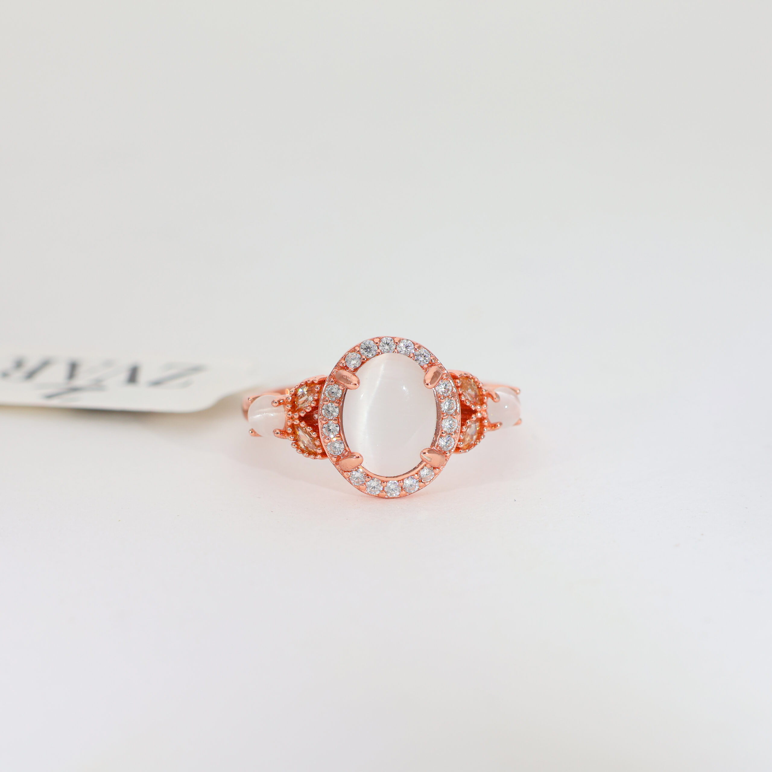 Rosegold Moonlit Aura Ring - Image 6