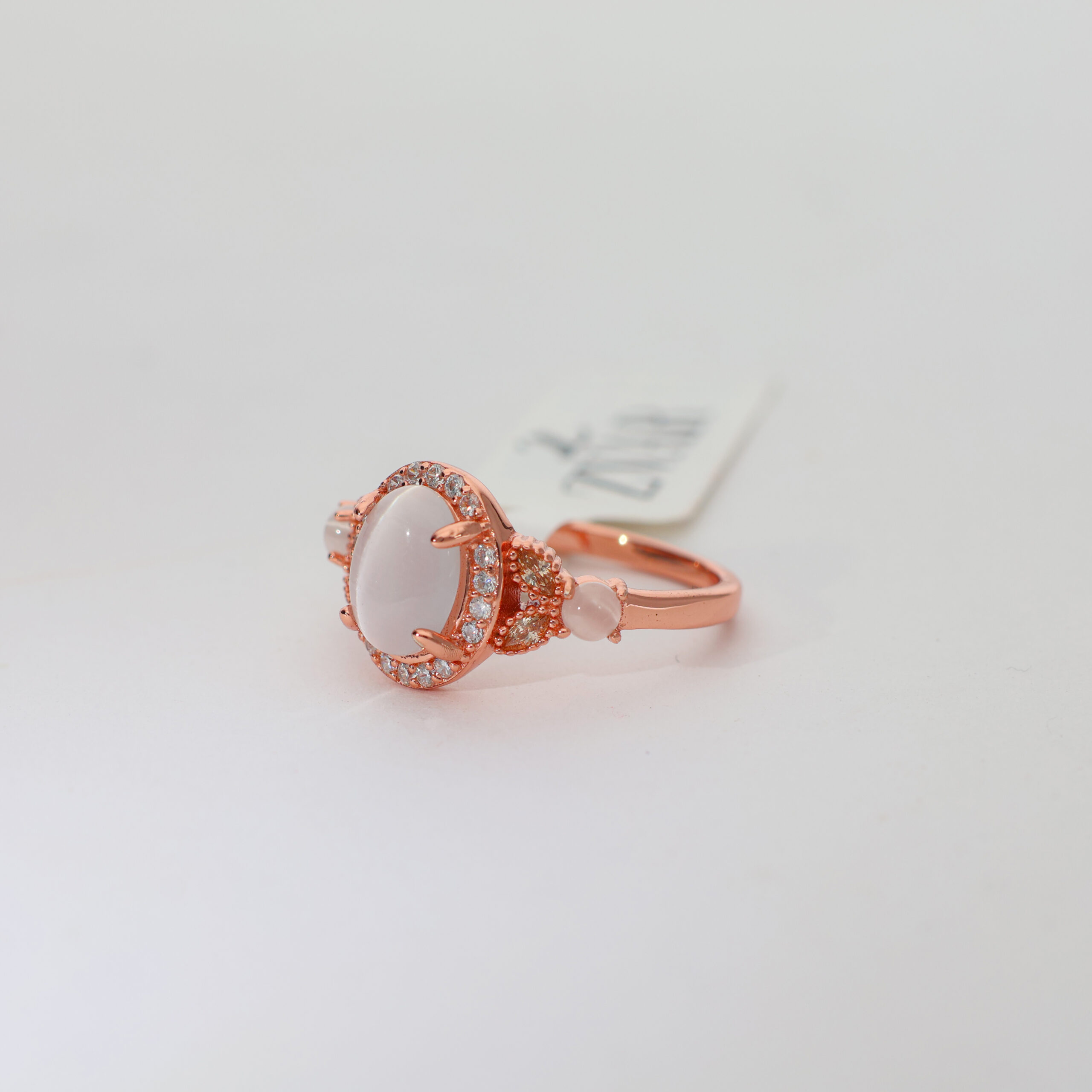 Rosegold Moonlit Aura Ring - Image 4