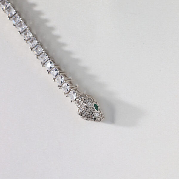Glacial Coil Silver Bracelet - Image 2