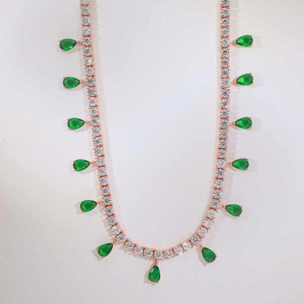 Royal Verdure Rosegold Necklace - Image 3