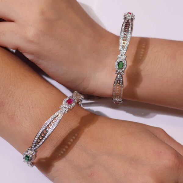 Prismatic Elegance Bangles