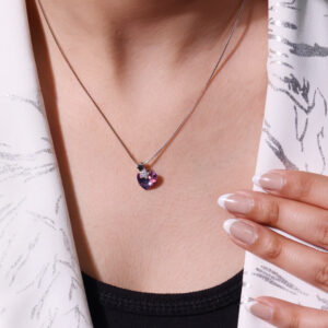 Silver Heart Glow Pendant