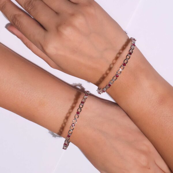 Infinity Blush Bangles