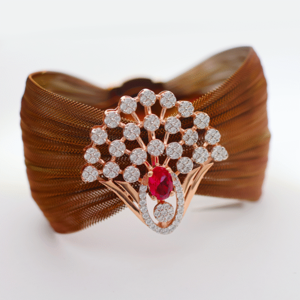 Peacock Royale Cuff Bracelet - Image 2