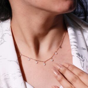 TwinkleDots Rosegold Chain