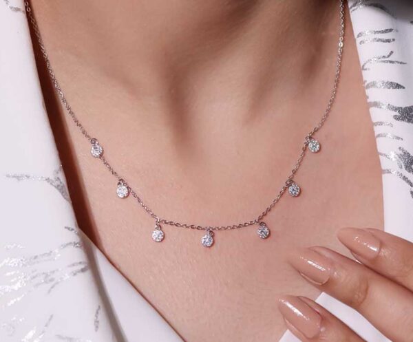 Frost Glow Silver Chain