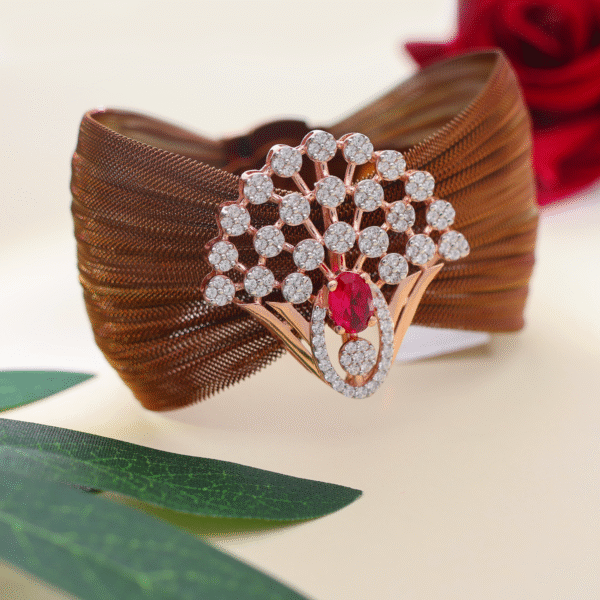 Peacock Royale Cuff Bracelet - Image 5