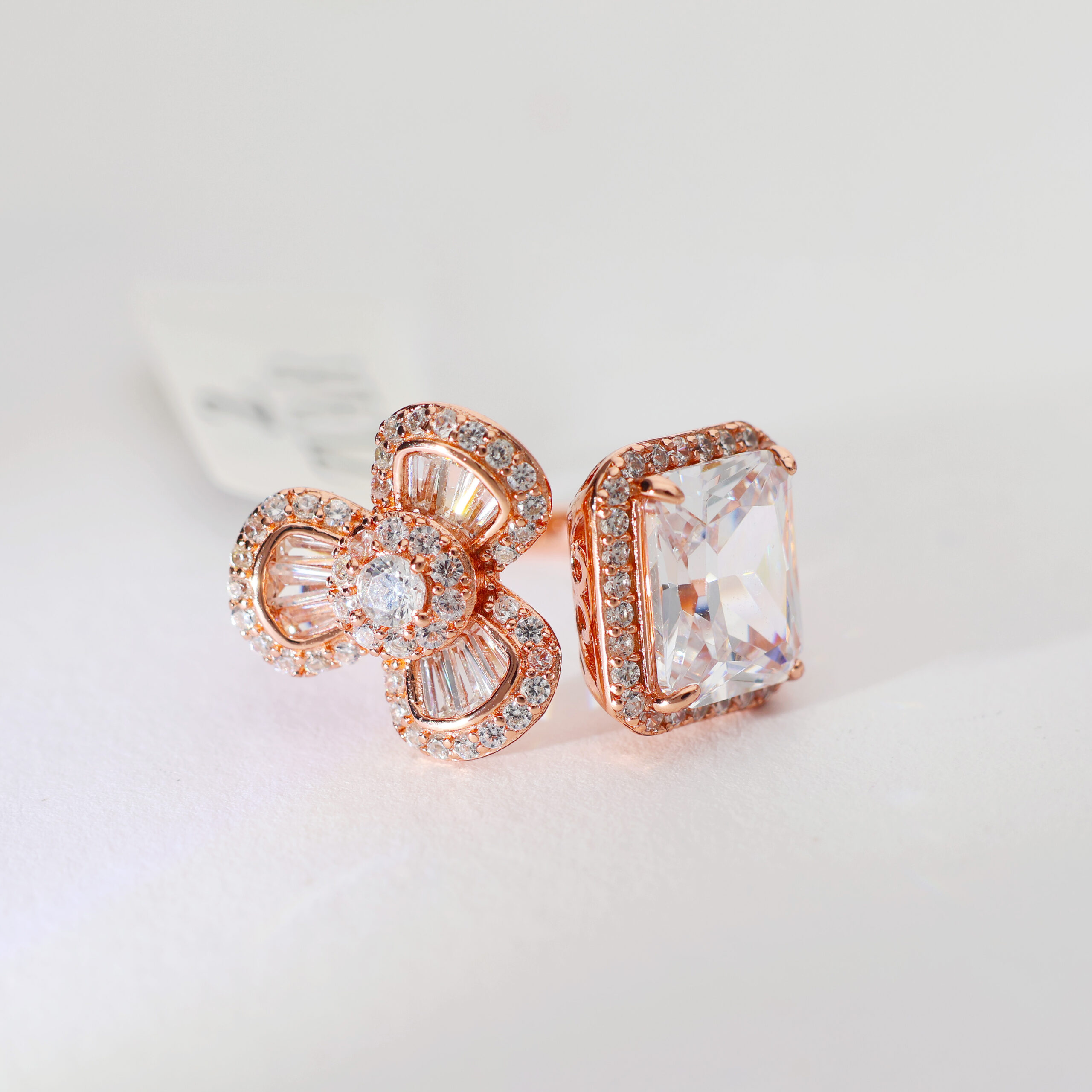 PetalGlint HarmonyRosegold Ring - Image 2