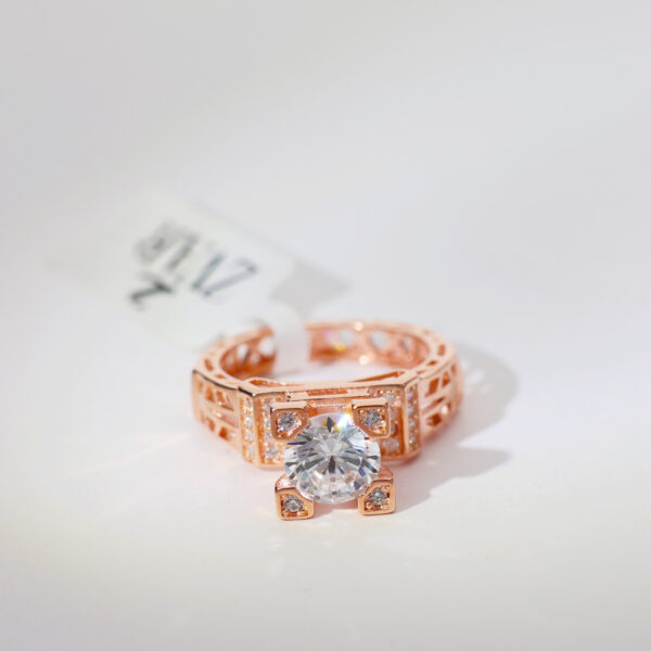 Solstice Vault Rosegold Ring - Image 2