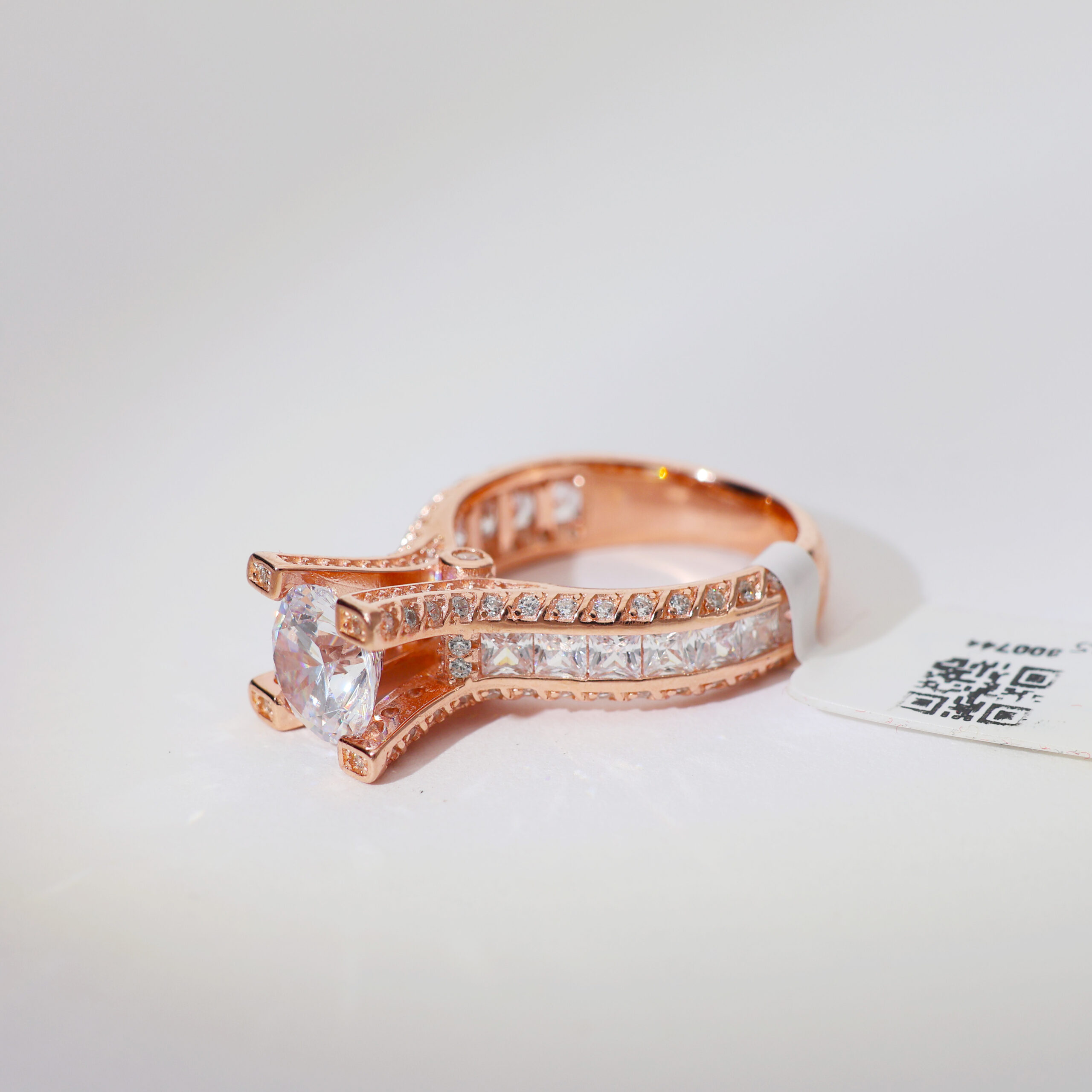 Rosetta Glint Rosegold Ring - Image 4