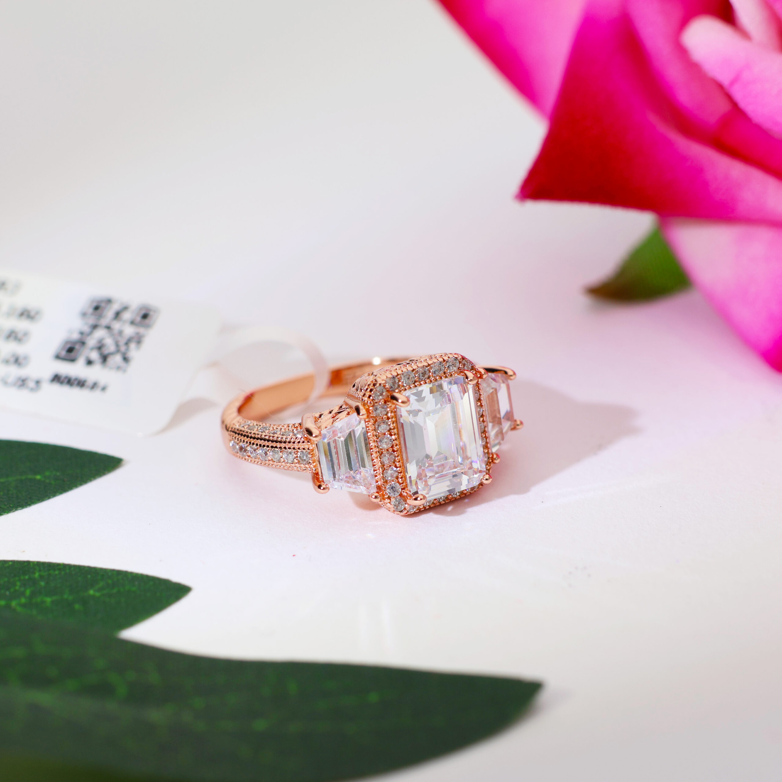 Elaris Regal Rosegold Ring - Image 6