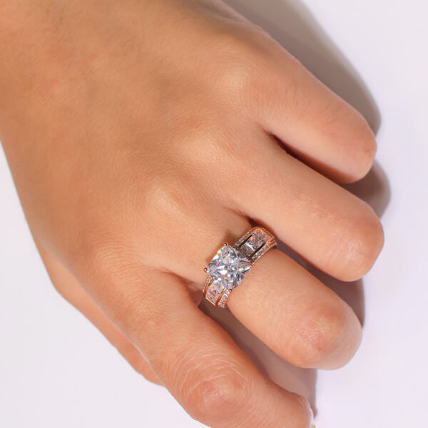 Majesté Square Rosegold Ring