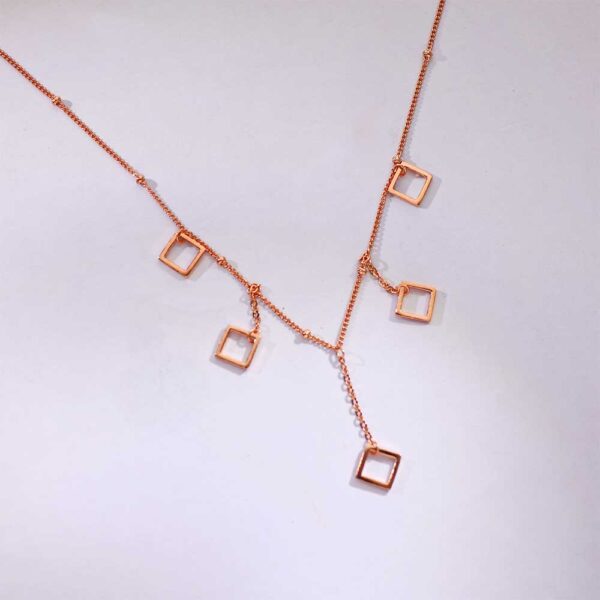 CharmQuare Rosegold Drop Chain - Image 2