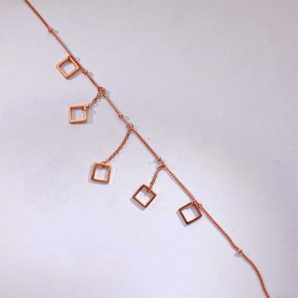 CharmQuare Rosegold Drop Chain - Image 4