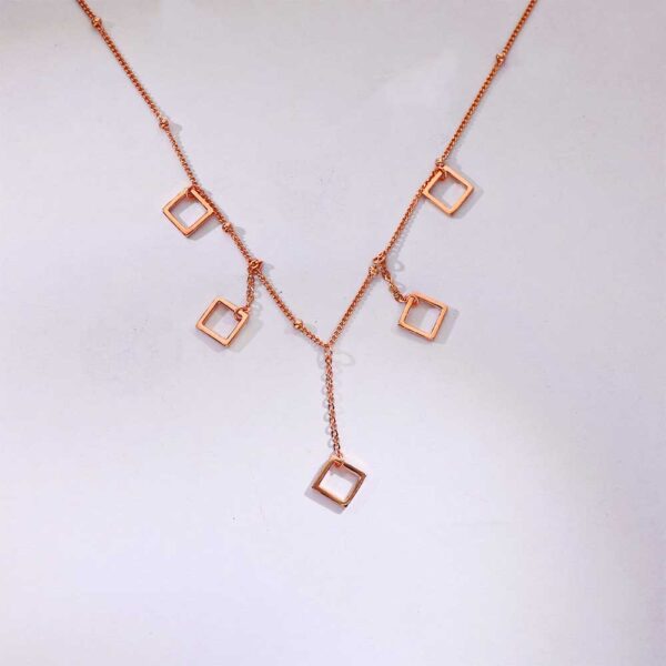 CharmQuare Rosegold Drop Chain - Image 3