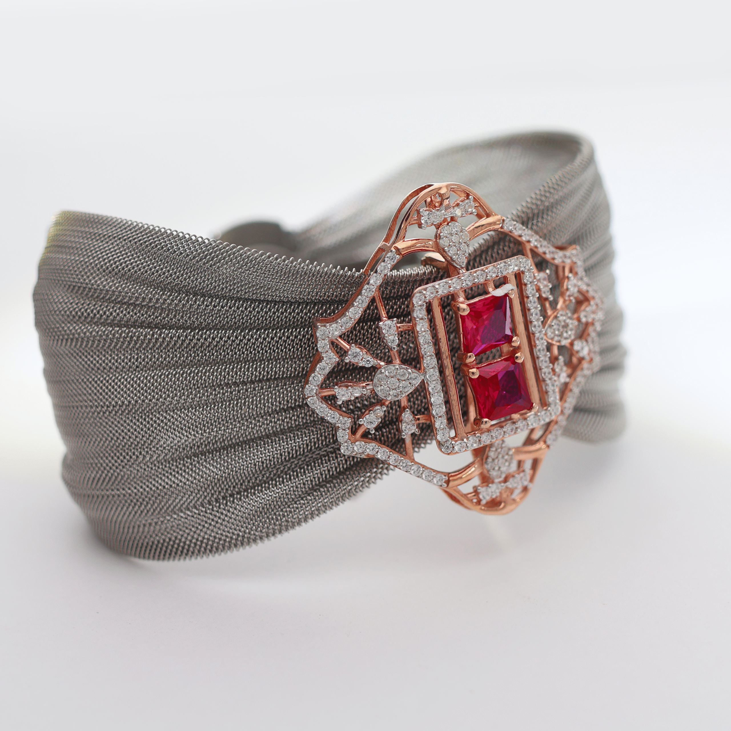 Velvet Radiance Cuff Bracelet - Image 2