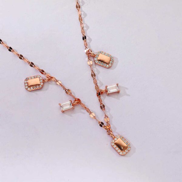 GeoGleam Rosegold Chain - Image 3