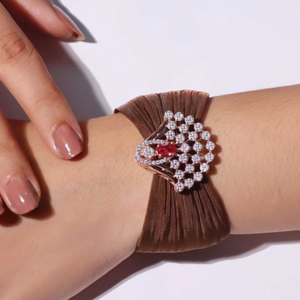 Peacock Royale Cuff Bracelet