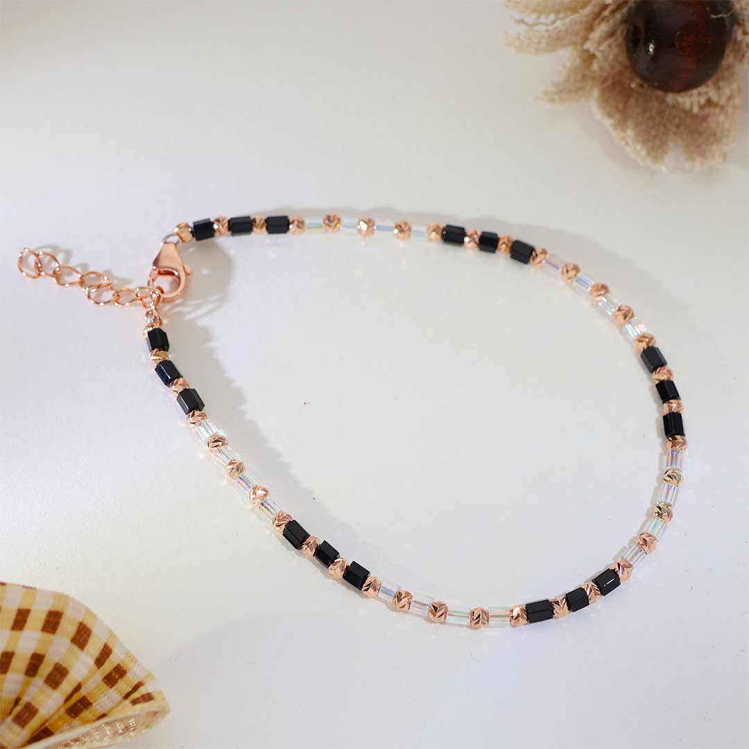 Classic Black Bead Baby Bracelet - Image 5