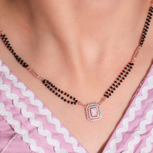 Rose Halo Spark Mangalsutra