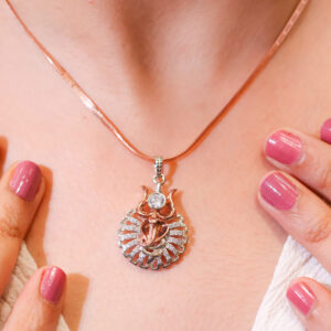 Trishul Naag Radiance God Pendant / Without Chain