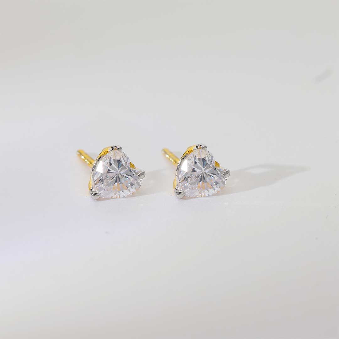 LoveLite Silver Studs Earrings - Image 2
