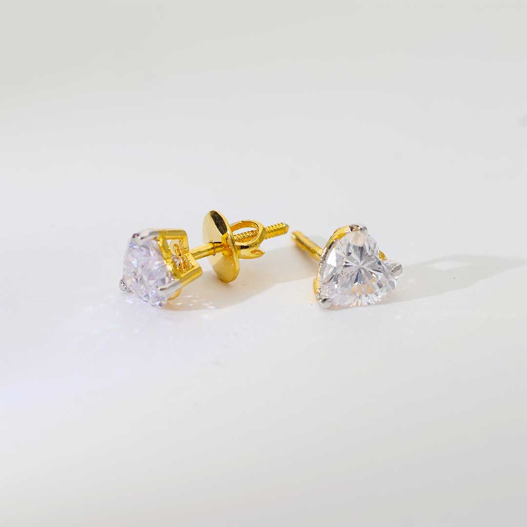 LoveLite Silver Studs Earrings - Image 3