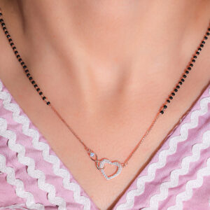 Infinity Heart Spark Mangalsutra