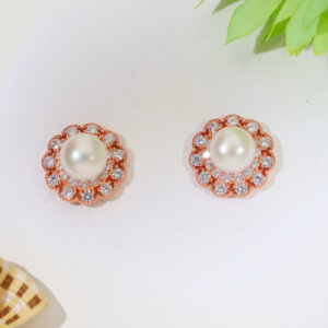 LustreDaisy Rosegold Earrings