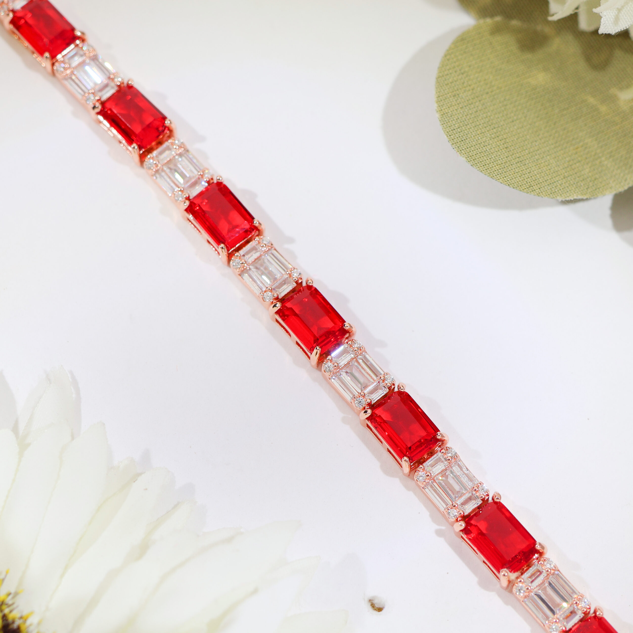 RubyGlow Rosegold Bracelet - Image 4