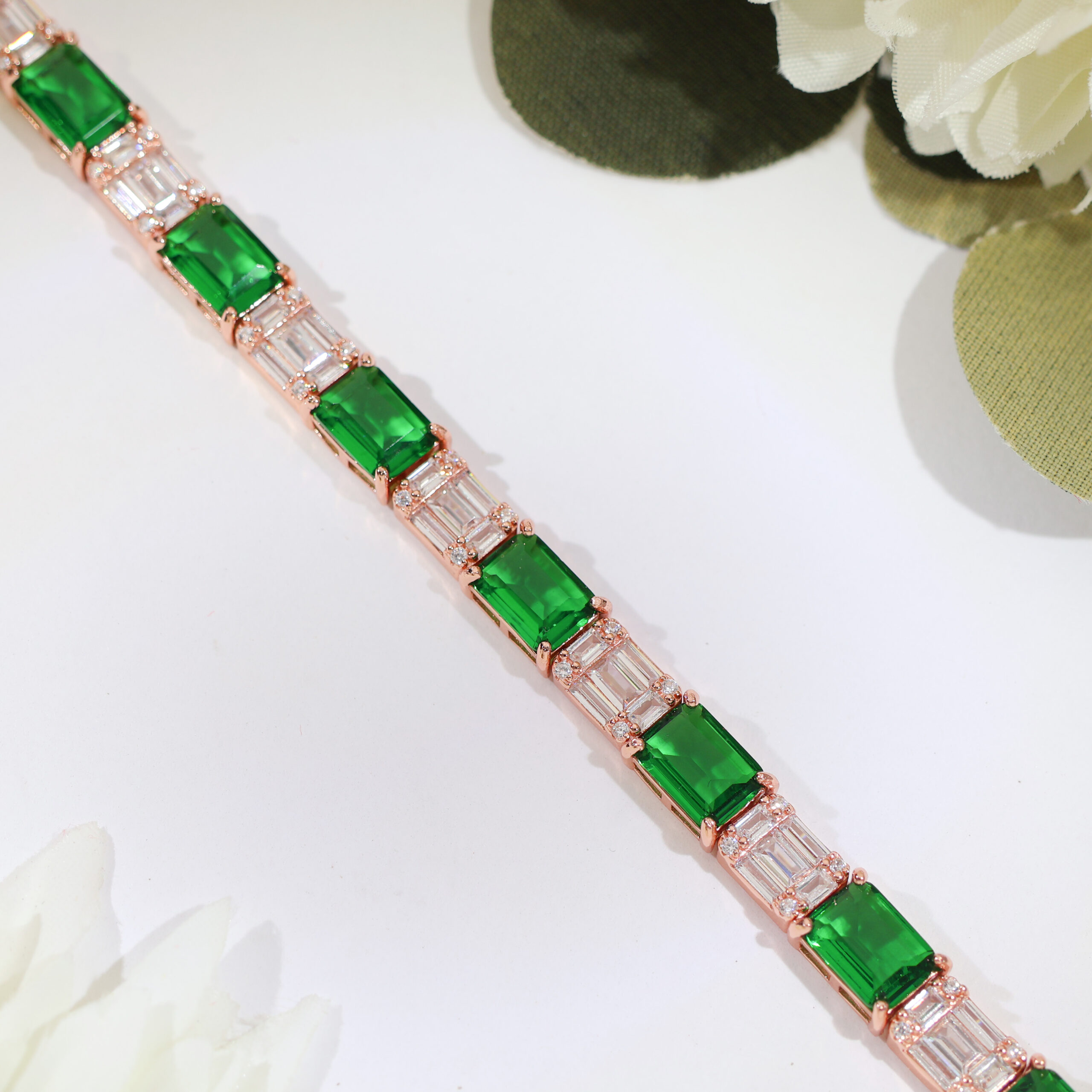 VerdantGlow Rosegold Bracelet - Image 7