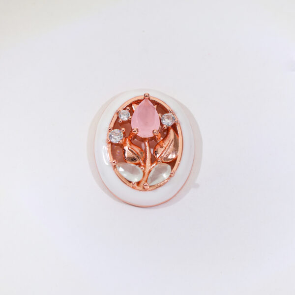 BloomNest Classic Rosegold Earrings - Image 3