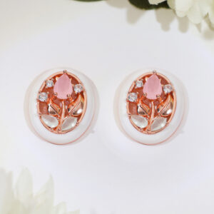 BloomNest Classic Rosegold Earrings