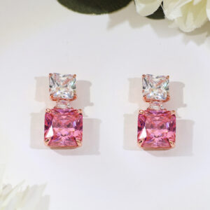 DazzleDuo Rosegold Earrings