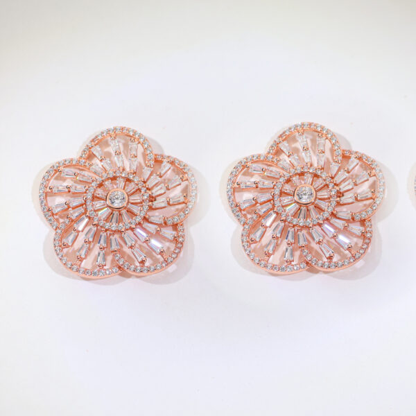 AuroraFlora Rosegold Earrings - Image 2