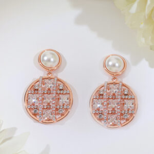 CharmDot Rosegold Earrings
