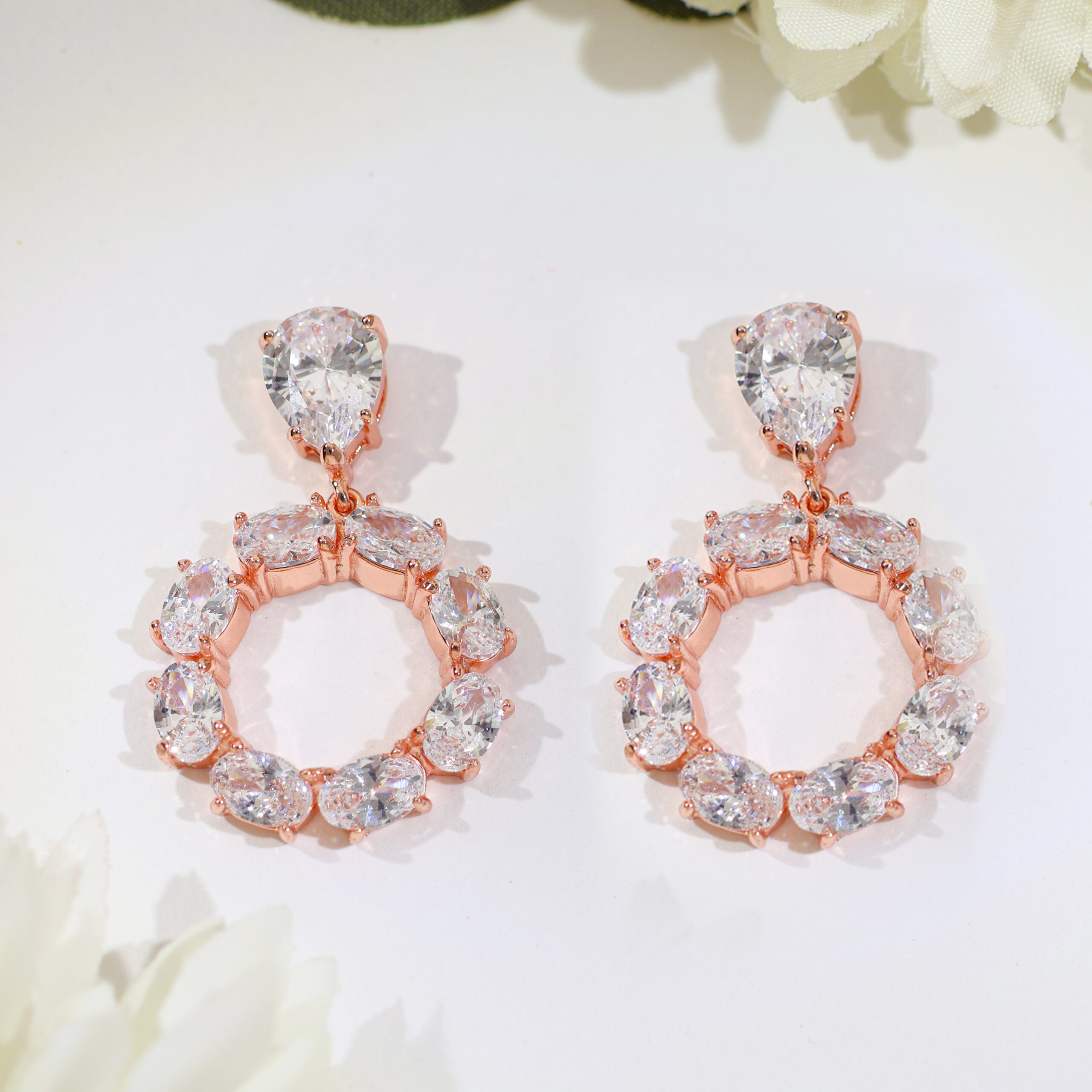 GloryGlow Rosegold Earrings