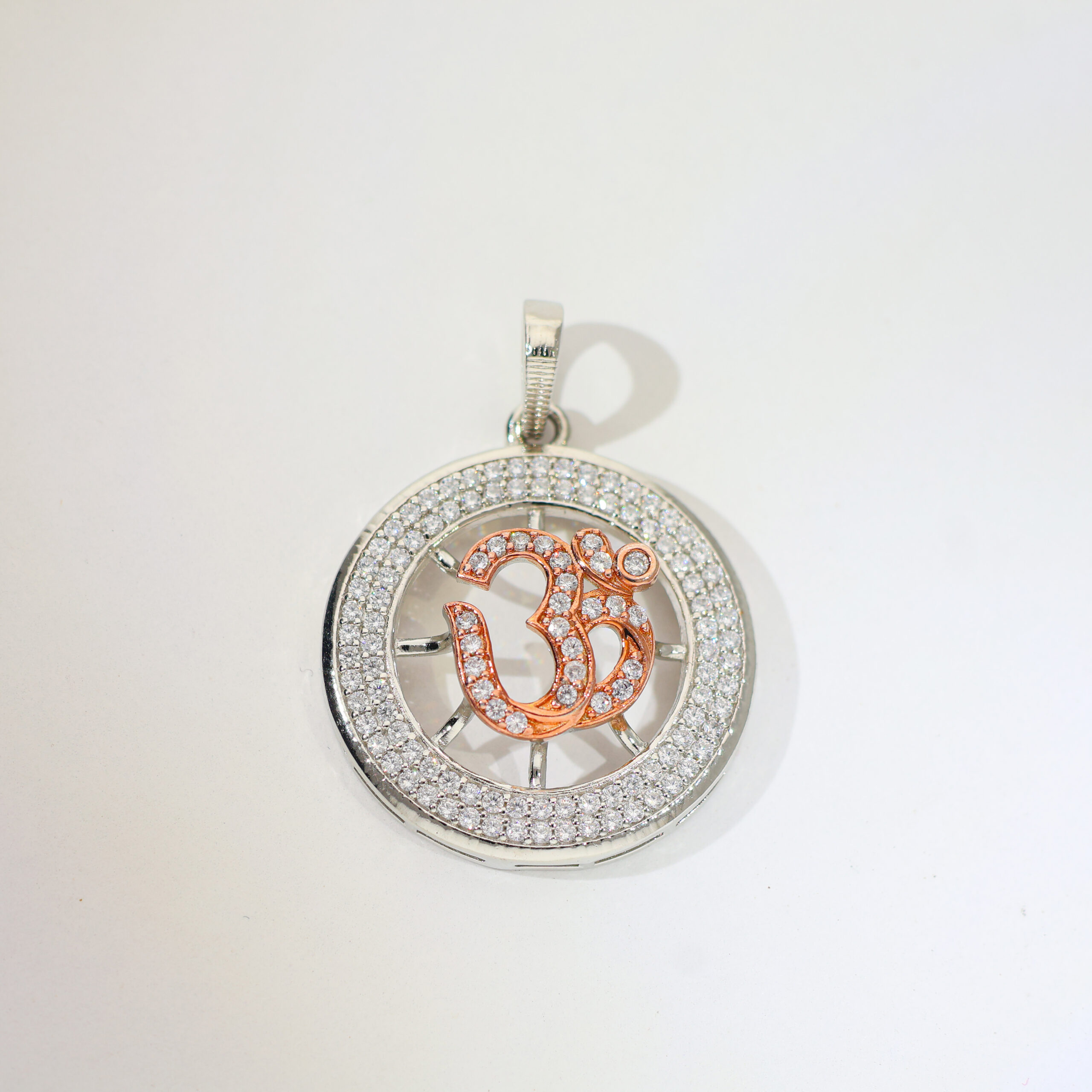 Divine Om Circle God Pendant / Without Chain - Image 5