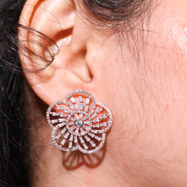 AuroraFlora Rosegold Earrings - Image 4