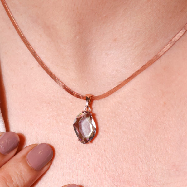 OpalEase Rosegold Necklace Set/ Without Chain - Image 2
