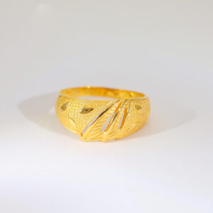 Leaf Grid Ladies Ring