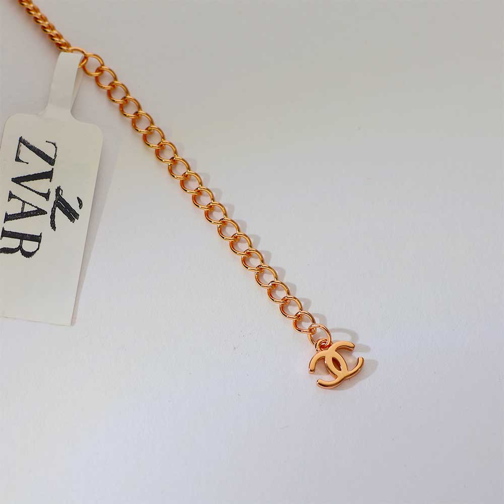 Color Pop Pearl Link Rosegold pendants - Image 6