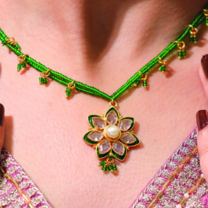 Lotus Glow Kundan Set