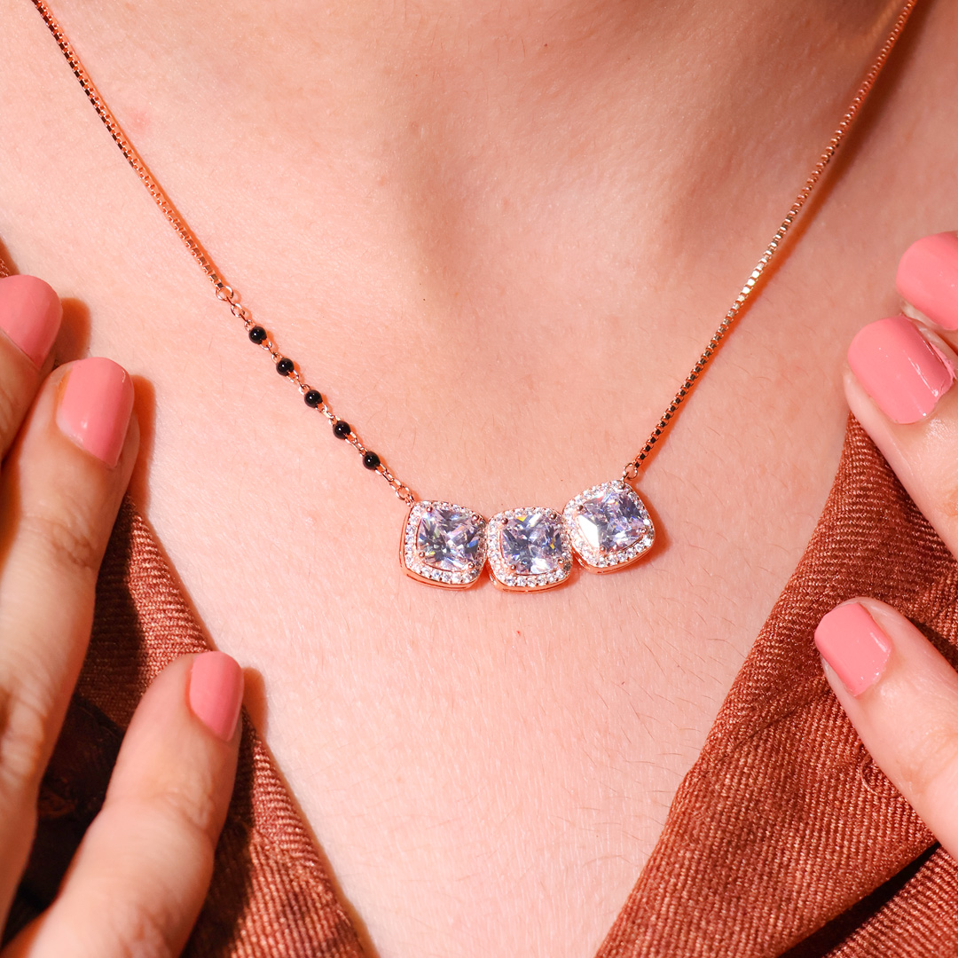 The Trinity Sparkle Ladies Mangalsutra