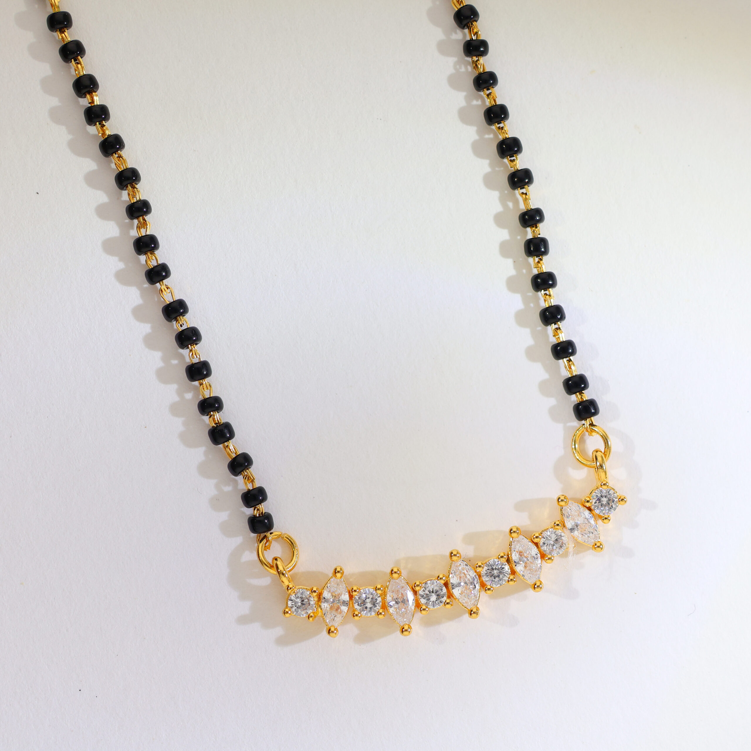 Tiny Glow Line Mangalsutra - Image 2